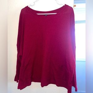 Cozy red sweater ❤️